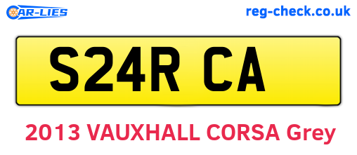 S24RCA are the vehicle registration plates.