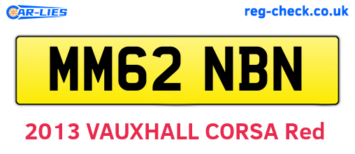MM62NBN are the vehicle registration plates.