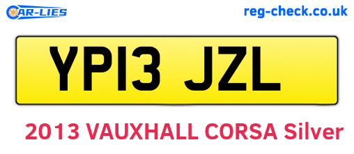 YP13JZL are the vehicle registration plates.