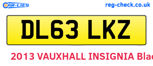 DL63LKZ are the vehicle registration plates.