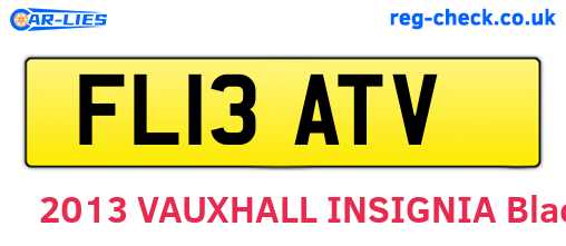 FL13ATV are the vehicle registration plates.