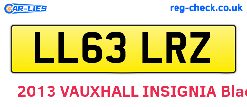 LL63LRZ are the vehicle registration plates.