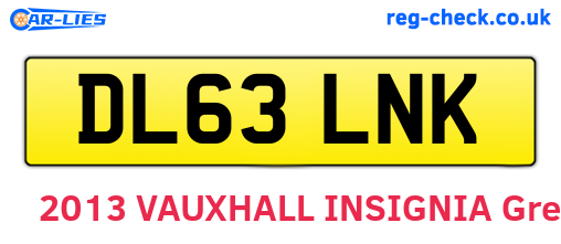DL63LNK are the vehicle registration plates.