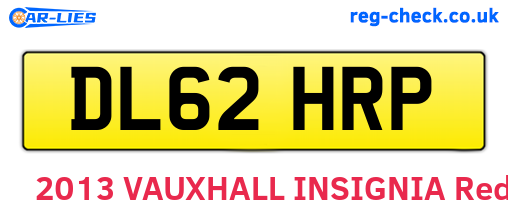 DL62HRP are the vehicle registration plates.