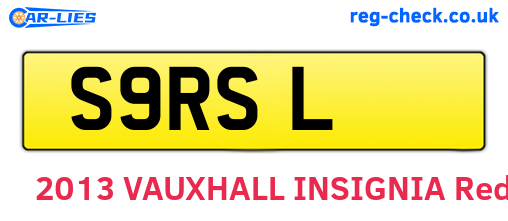 S9RSL are the vehicle registration plates.