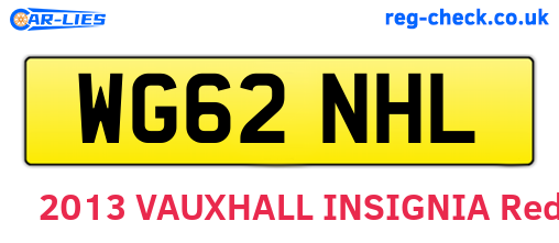 WG62NHL are the vehicle registration plates.
