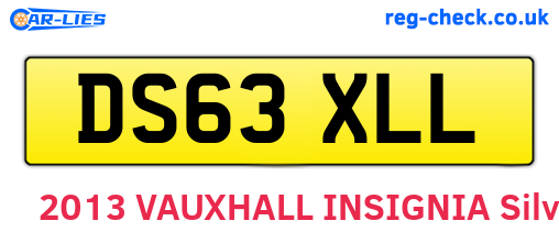 DS63XLL are the vehicle registration plates.