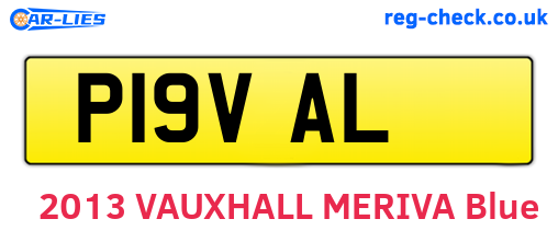 P19VAL are the vehicle registration plates.