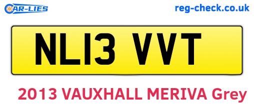 NL13VVT are the vehicle registration plates.