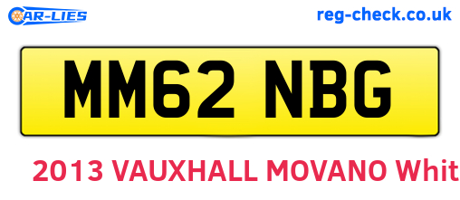 MM62NBG are the vehicle registration plates.