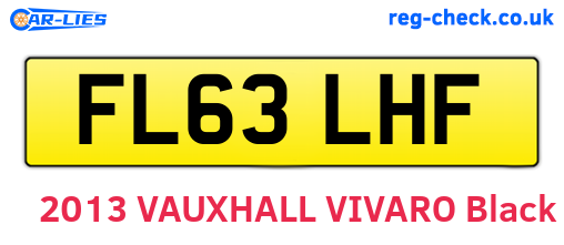 FL63LHF are the vehicle registration plates.