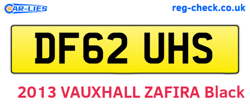DF62UHS are the vehicle registration plates.