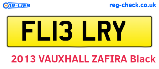 FL13LRY are the vehicle registration plates.