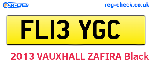 FL13YGC are the vehicle registration plates.