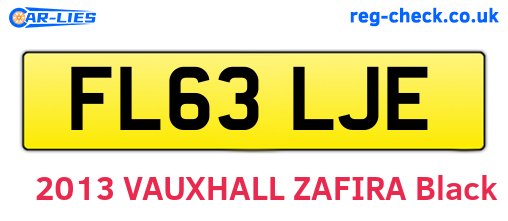 FL63LJE are the vehicle registration plates.