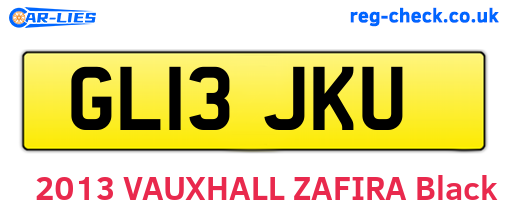 GL13JKU are the vehicle registration plates.