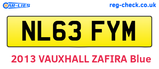 NL63FYM are the vehicle registration plates.