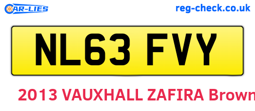 NL63FVY are the vehicle registration plates.