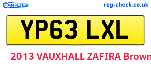 YP63LXL are the vehicle registration plates.