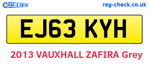 EJ63KYH are the vehicle registration plates.