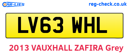 LV63WHL are the vehicle registration plates.
