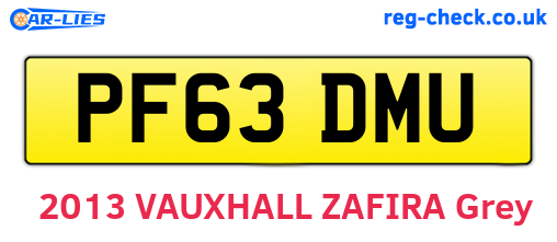 PF63DMU are the vehicle registration plates.