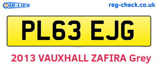 PL63EJG are the vehicle registration plates.