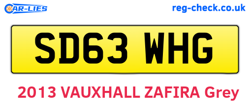 SD63WHG are the vehicle registration plates.