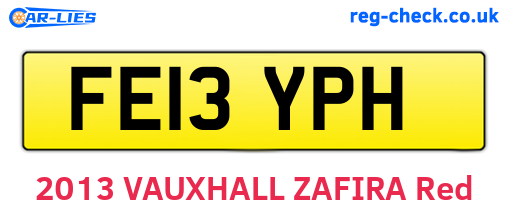 FE13YPH are the vehicle registration plates.