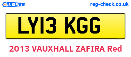 LY13KGG are the vehicle registration plates.