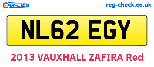 NL62EGY are the vehicle registration plates.