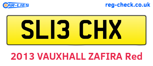 SL13CHX are the vehicle registration plates.