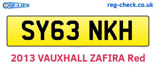 SY63NKH are the vehicle registration plates.