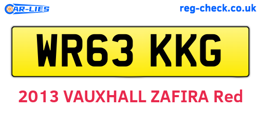 WR63KKG are the vehicle registration plates.