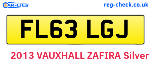 FL63LGJ are the vehicle registration plates.
