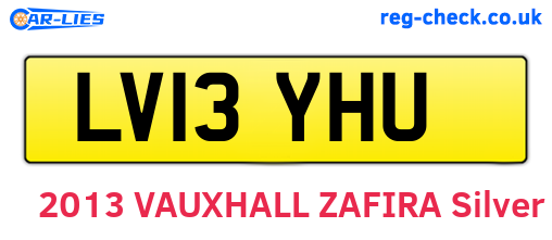 LV13YHU are the vehicle registration plates.