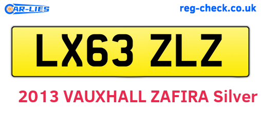 LX63ZLZ are the vehicle registration plates.