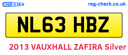 NL63HBZ are the vehicle registration plates.