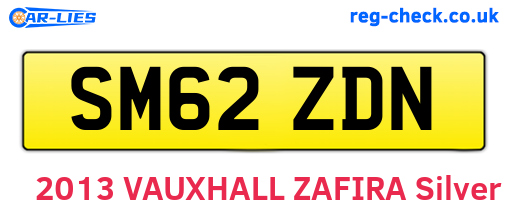 SM62ZDN are the vehicle registration plates.