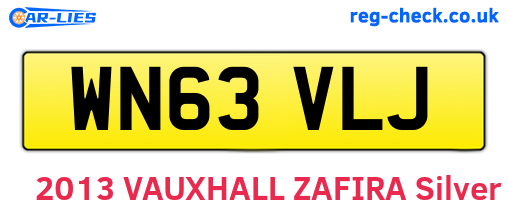 WN63VLJ are the vehicle registration plates.