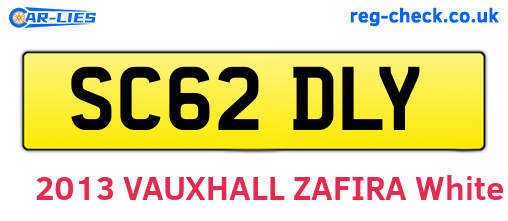 SC62DLY are the vehicle registration plates.