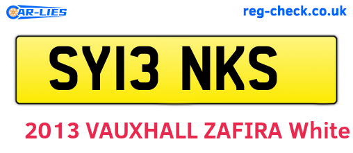 SY13NKS are the vehicle registration plates.