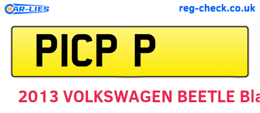 P1CPP are the vehicle registration plates.