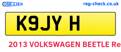 K9JYH are the vehicle registration plates.