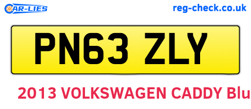 PN63ZLY are the vehicle registration plates.