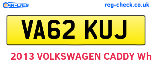 VA62KUJ are the vehicle registration plates.