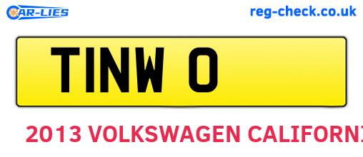 T1NWO are the vehicle registration plates.