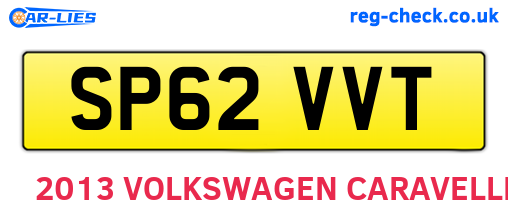 SP62VVT are the vehicle registration plates.