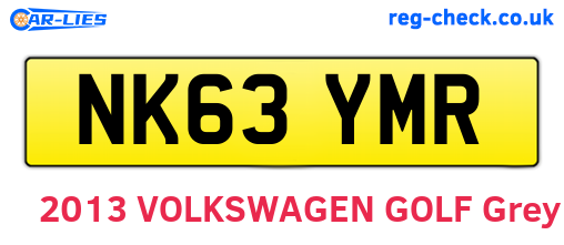 NK63YMR are the vehicle registration plates.