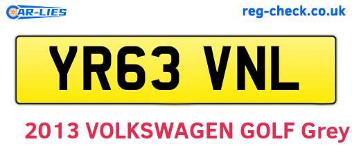 YR63VNL are the vehicle registration plates.